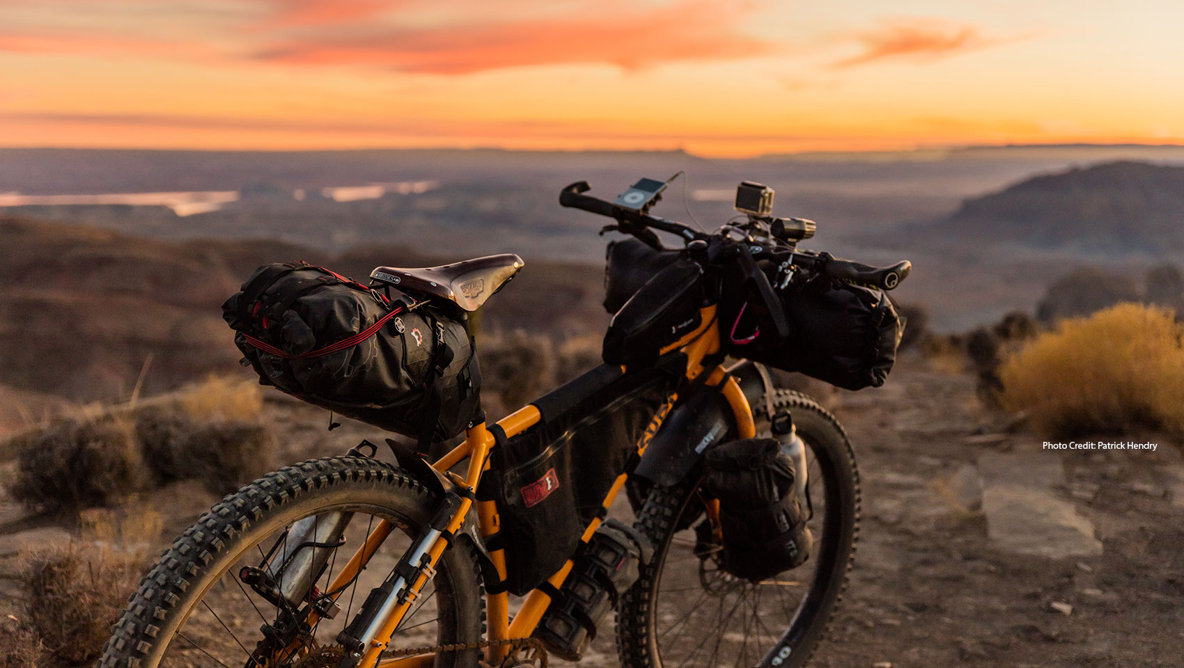 mountain biking view