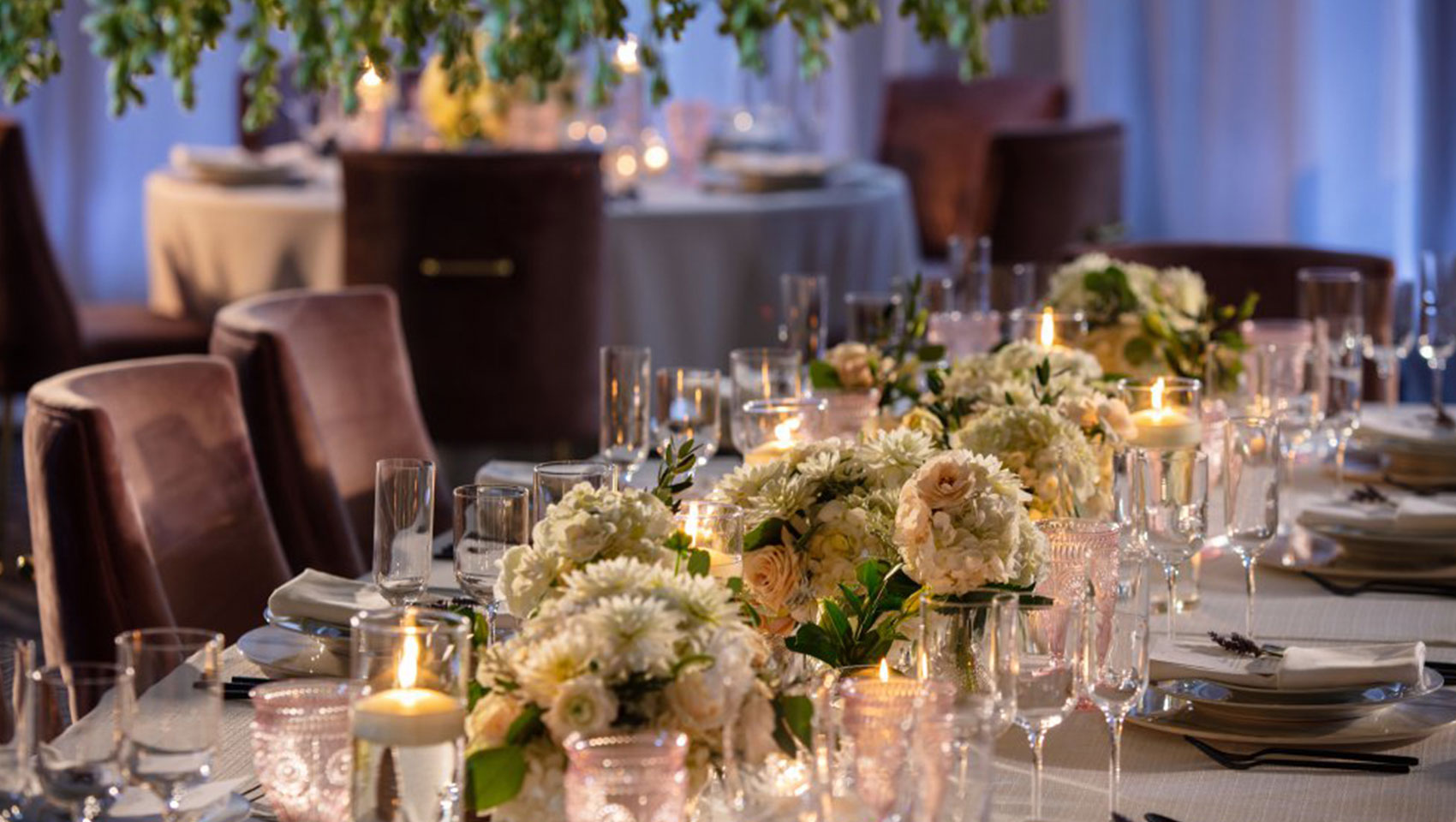 Wedding table setup