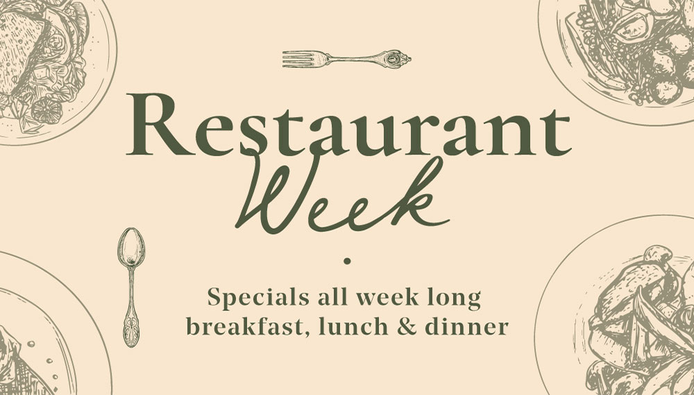 Restaurant Week flyer
