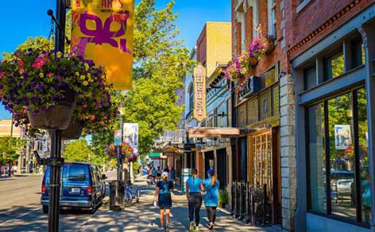 Main Street in Bozeman, MT